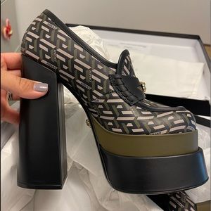 Brand New Versace Intrico Platform Loafer